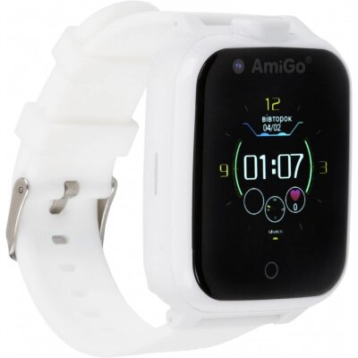 Смарт-годинник Amigo GO006 GPS 4G WIFI White від компанії shop-shap - фото 1