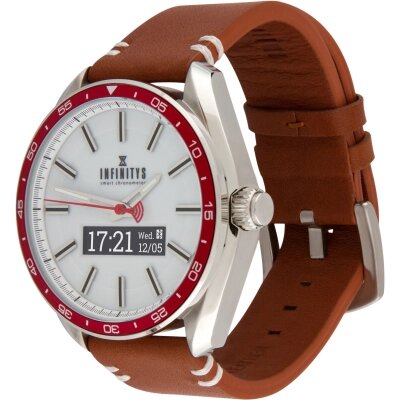 Смарт-годинник Atrix INFINITYS X10 45mm Swiss Classic Chrono Red-white Смарт-годинник (swwpaii1sccrw) від компанії shop-shap - фото 1