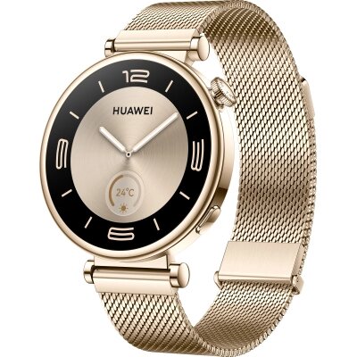 Смарт-годинник Huawei WATCH GT 4 41mm Elegant Light Gold Milanese від компанії shop-shap - фото 1