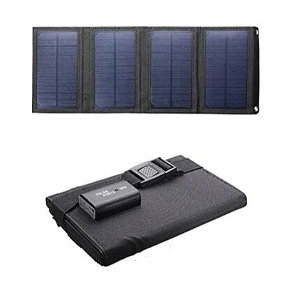 Сонячна панель Solar panel 15W 1xUSB C0549 Зарядний пристрій від компанії shop-shap - фото 1