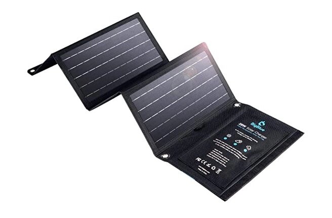 Сонячна панель Solar panel B401 28W + 2xUSB зарядний пристрій від компанії shop-shap - фото 1