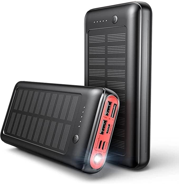 Сонячний зарядний пристрій Solar panel 30000mAh 3 х USB (GS1) від компанії shop-shap - фото 1