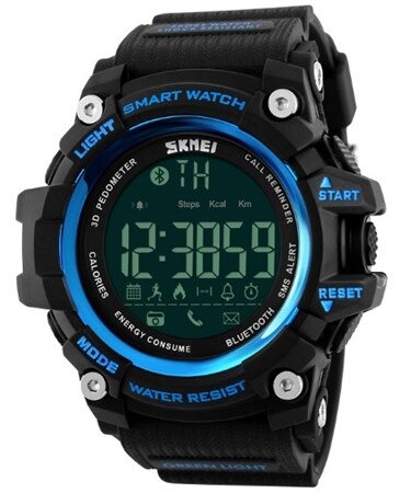 Спортивний годинник з Bluetooth Skmei 1227 blue від компанії shop-shap - фото 1