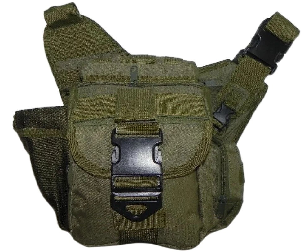 Сумка тактична Molle TacticBag B03, олива від компанії shop-shap - фото 1