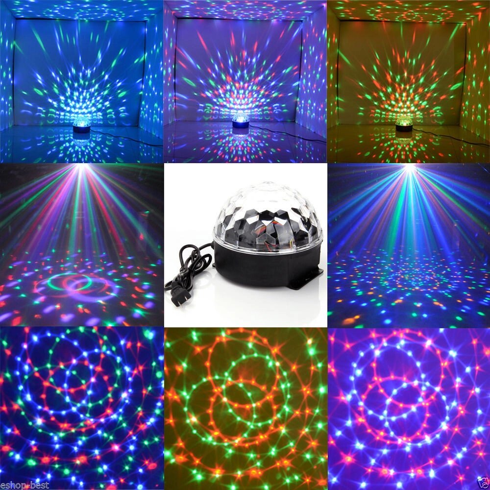 Світлодіодний диско куля XXB-01 LED Magic Ball Light від компанії shop-shap - фото 1