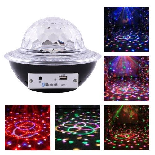 Світлодіодний лазер диско куля CY-6740 UFO Bluetooth Crystal Magic Ball + пульт ДУ від компанії shop-shap - фото 1