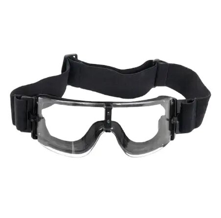 Тактичні окуляри маска Goggles + змінні лінзи (Black) від компанії shop-shap - фото 1