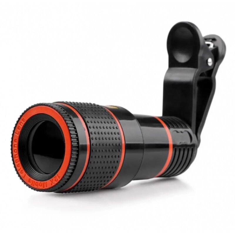 Телефонний об'єктив Mobile Phone Telescope 12X Zoom від компанії shop-shap - фото 1