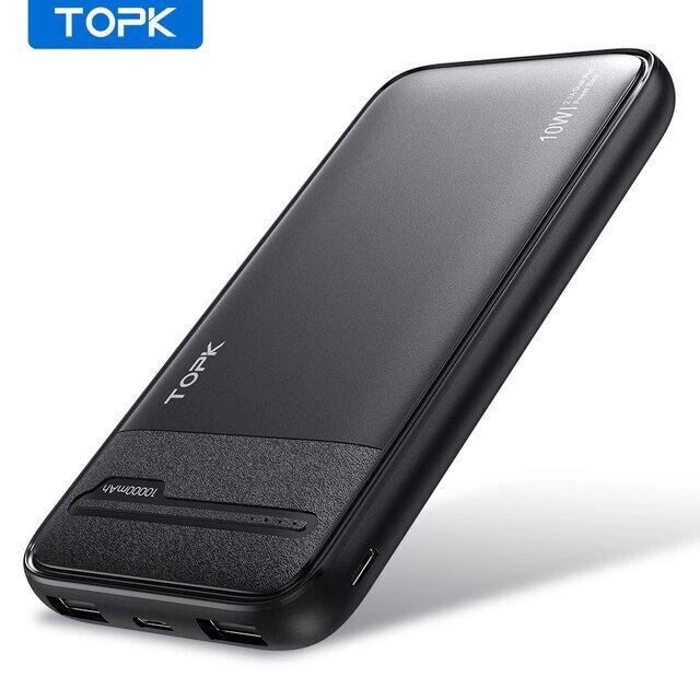 TOPK I1016 Power Bank 10000mAh Portable XT-138 Charger PowerBank від компанії shop-shap - фото 1