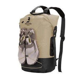 Туристичний водонепроникний рюкзак Naturehike NH21FSB04 30л (Бежевий)