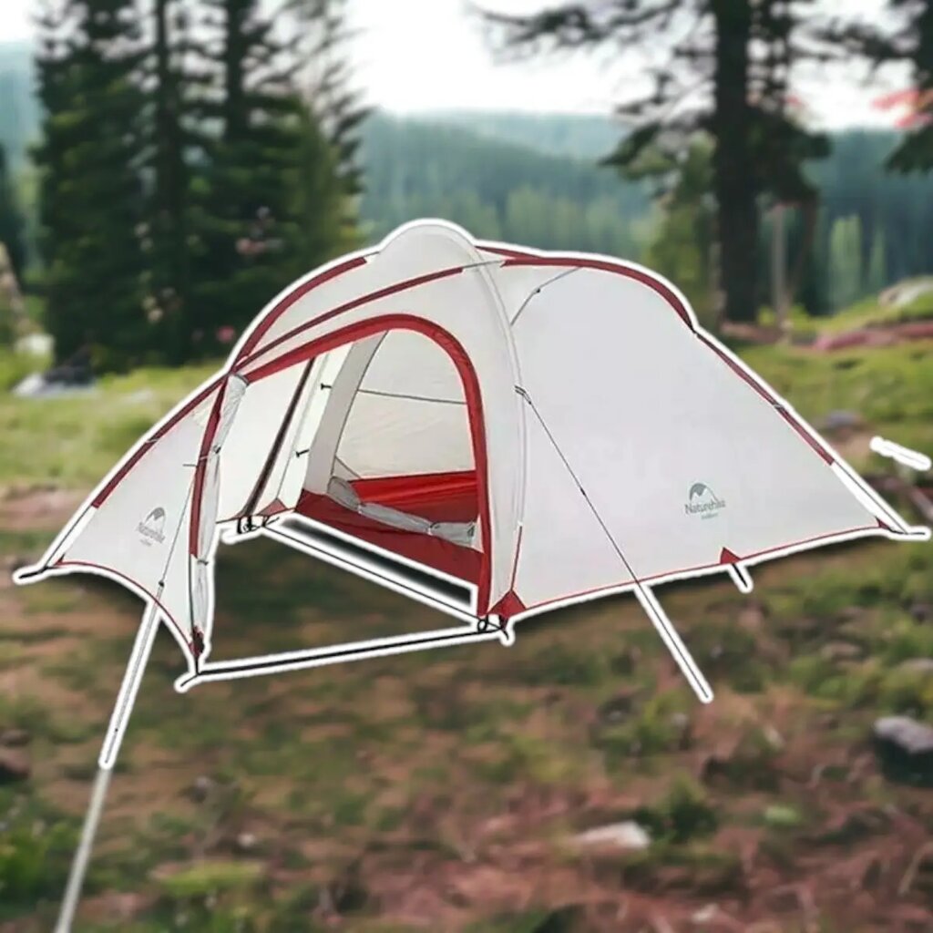 Туристичний намет Naturehike Hiby (4-х місний) від компанії shop-shap - фото 1