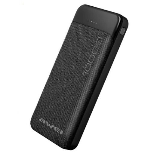 УМБ портативний зарядний Power Bank Awei P37K 10000mah, чорне від компанії shop-shap - фото 1