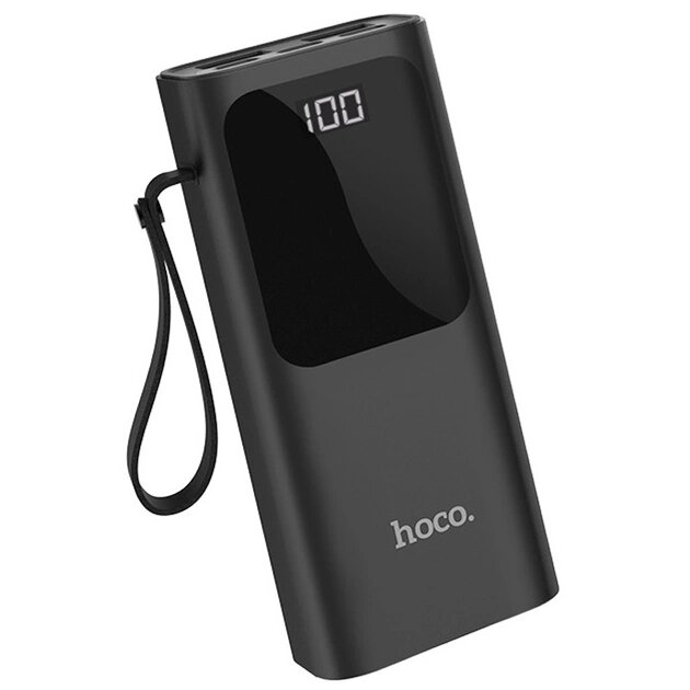 УМБ портативний зарядний Power Bank HOCO Treasure J41 10000 mAh, чорне від компанії shop-shap - фото 1