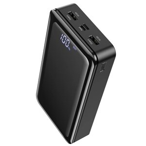 Умб зарядний power bank borofone BJ8 extreme 30000mah 2A, 2USB, 1type-C, чорне