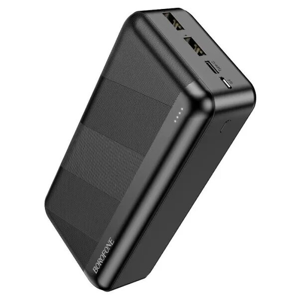 Універсальна мобільна батарея Borofone BJ27B Pindar 10.5W 30000mAh (Чорний) від компанії shop-shap - фото 1