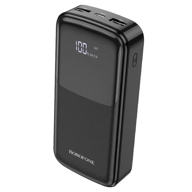 Універсальна мобільна батарея Borofone Mike BJ17A 20000mAh 10W (Чорний) від компанії shop-shap - фото 1