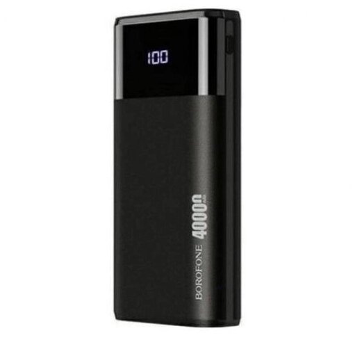 Універсальна мобільна батарея Power Bank Borofone DBT01 PD 40000mAh PD18W+QC3.0 (Чорний) від компанії shop-shap - фото 1