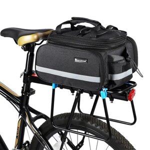 Велосумка на багажник 950G сумка-штани Чорний