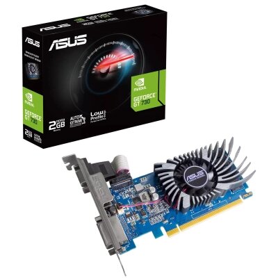 Відеокарта GeForce GT730 2048Mb ASUS (GT730-2GD3-BRK-EVO) від компанії shop-shap - фото 1