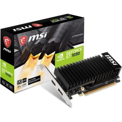 Відеокарта MSI GeForce GT1030 2048Mb Silent OC (GT 1030 2GHD4 LP OC) від компанії shop-shap - фото 1