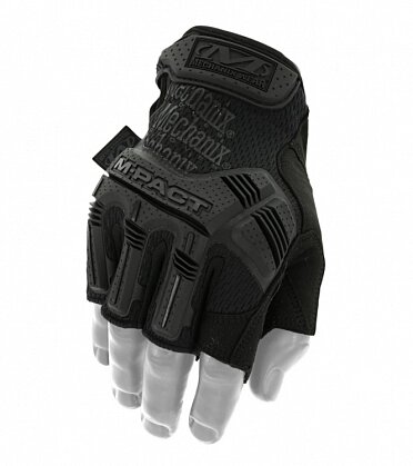 Військові штурмові рукавички без пальців Mechanix M-Pact Fingerless Чорний, L від компанії shop-shap - фото 1