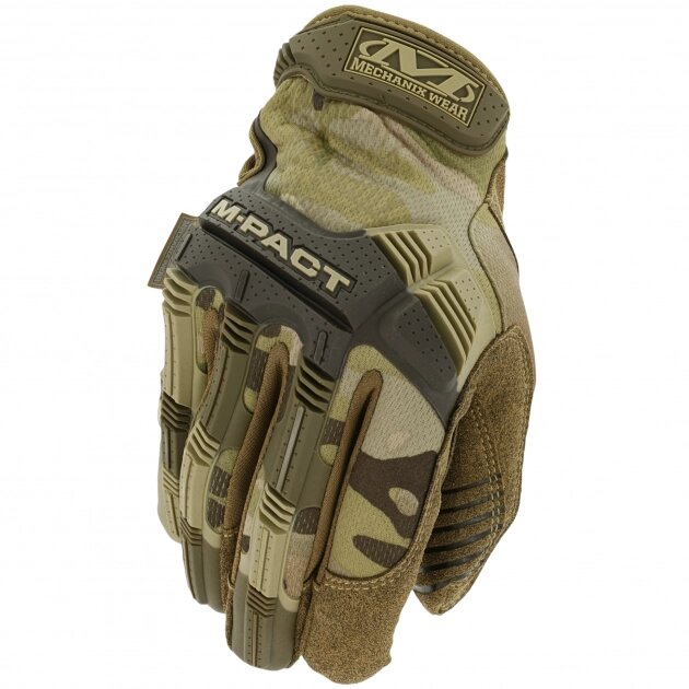 Військові штурмові рукавички Mechanix M-Pact Мультикам M від компанії shop-shap - фото 1