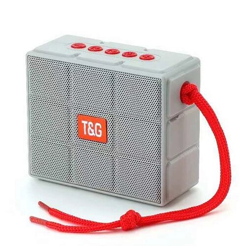 Вluetooth колонка T&G TG311 з LED- підсвічуванням grey від компанії shop-shap - фото 1