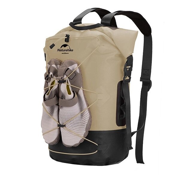 Водонепроникний рюкзак Naturehike NH21FSB04 40л (Бежевий) від компанії shop-shap - фото 1