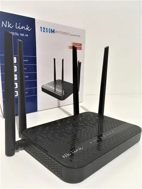 Wi-fi роутер маршрутизатор NK-44 1200 Мб/с. 4 антени від компанії shop-shap - фото 1