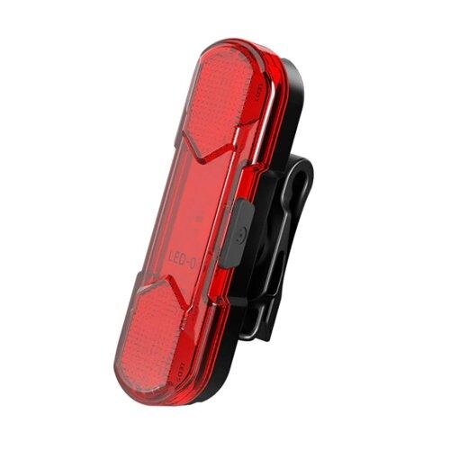 Задній велоліхтар 8821-5COB RED + microUSB + 4 режими від компанії shop-shap - фото 1