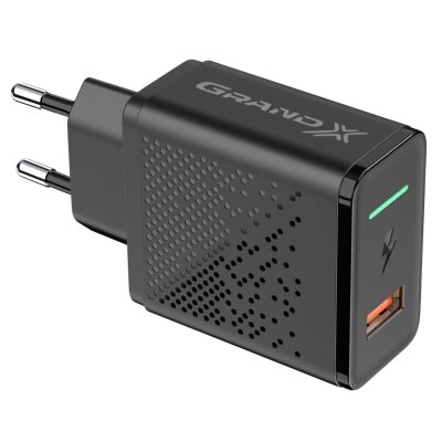 Зарядний пристрій Grand-X Fast Charge 3-в-1 Quick Charge 3.0, FCP, AFC, 18W CH-650 (CH-650) від компанії shop-shap - фото 1