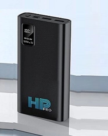 Зарядний пристрій Power Bank HP PD 20000 mAh 22.5W (Чорний) від компанії shop-shap - фото 1