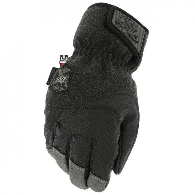 Зимові тактичні рукавички Mechanix Coldwork WindShell Чорні L від компанії shop-shap - фото 1