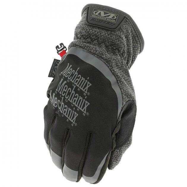 Зимові тактичні рукавиці утеплені Coldwork Fastfit Mechanix (Black-Grey) XL від компанії shop-shap - фото 1