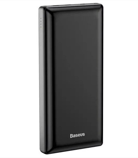 Зовнішній акумулятор Baseus Bipow Digital Display 15 W 30 000 mAh (ppjan-C01) 2 USB, Micro+Type-C (Чорний) від компанії shop-shap - фото 1