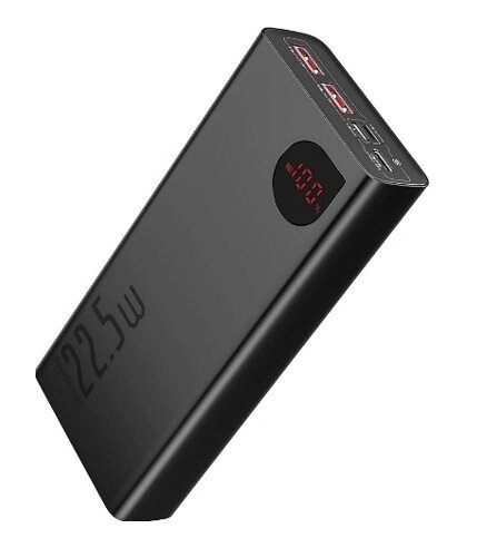 Зовнішній акумулятор Baseus Bipow Digital Display 20000 mAh 22,5W PPADM205 від компанії shop-shap - фото 1