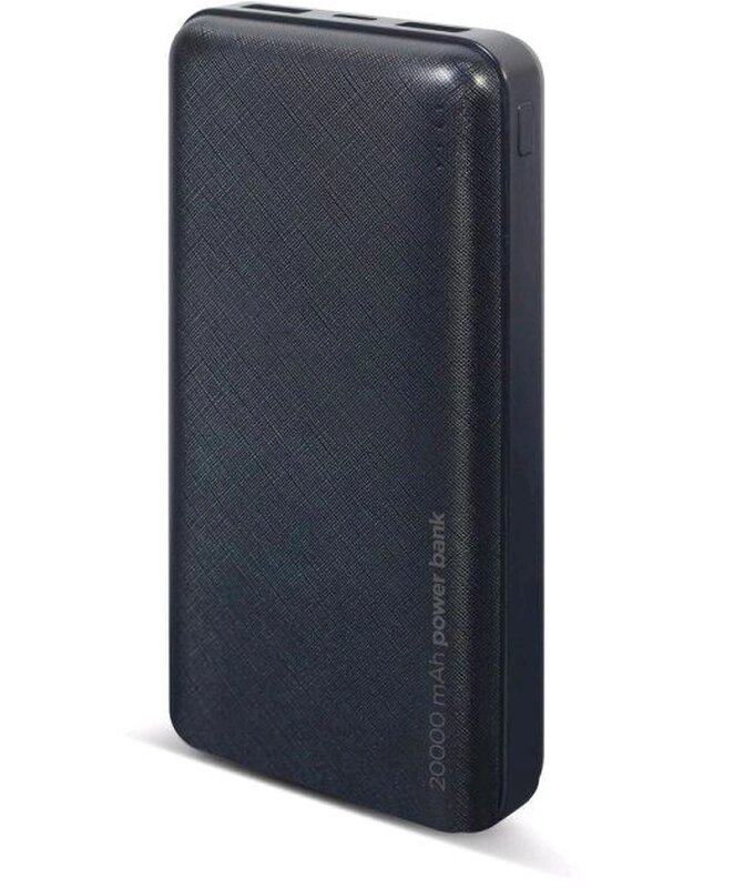 Зовнішній акумулятор Power Bank Gembird PB20-02 20000mAh (Чорний) від компанії shop-shap - фото 1