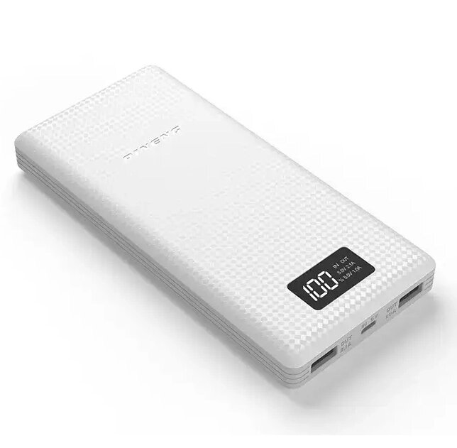 Зовнішній акумулятор Power Bank Pineng PN-969 20000mAh Білий від компанії shop-shap - фото 1