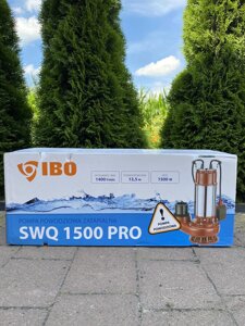 Заглибний дренажний насос IBO SWQ 1500 PRO (Польща)