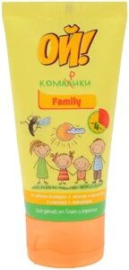 Крем від комарів та інших комах 50 мл для всієї родини Ой! Комаріки Family