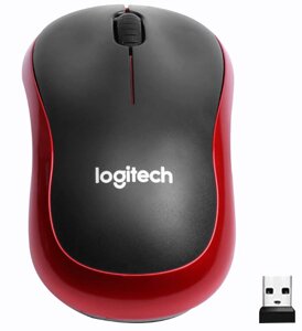 Бездротова оптична миша Logitech M185 USB RED