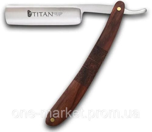 Бритва небезпечна клинкова Titan з титановим лезом Класична Набір для гоління