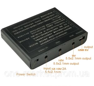 Корпус UPS 6x18650 9V/12V DC 5.5 мм Безперебійник для Wi-Fi роутера
