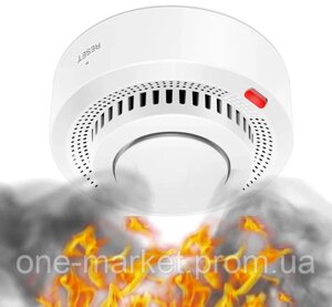 Пожежна сигналізація Tuya Smart Wi-Fi Датчик диму для дому