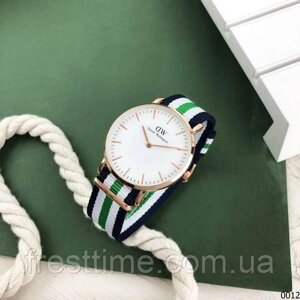 Кварцевий наручний годинник Daniel Wellington Textile