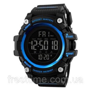 Чоловічий наручний електронний годинник Skmei 1384BU Blue