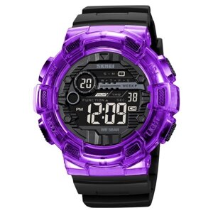 Чоловічий наручний електронний годинник Skmei 2110PL Purple