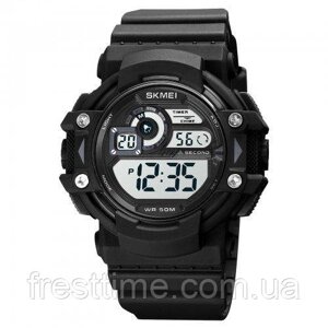 Чоловічий наручний електронний спортивний годинник Skmei 1778BKWT Black-White