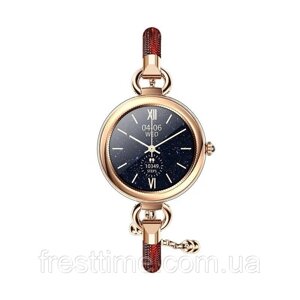 Розумний годинник Lemfo GT01 Metal Gold для жінок із вимірюванням тиску