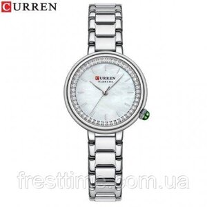 Жіночий кварцовий годинник Curren 9089 Silver-White